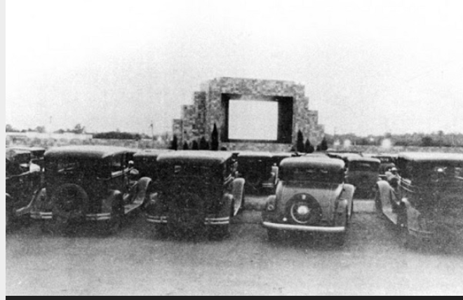 6. lipnja 1933. u New Jerseyu otvoreno prvo svjetsko drive-in kino