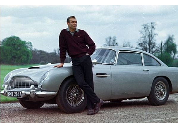 Aston Martin DB5 i Sean Connery 19. ožujka 1964. počeli snimanja za film Goldfinger