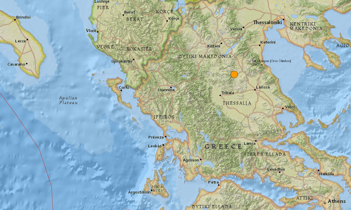 Potres magnitude 5,7 po Richteru pogodio središnju Grčku