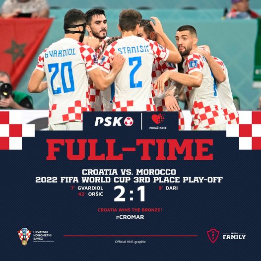 Sretni i ponosni! Hrvatska smogla snage i za kraj turnira odigrala ponajbolju utakmicu vrijednu svjetske bronce!