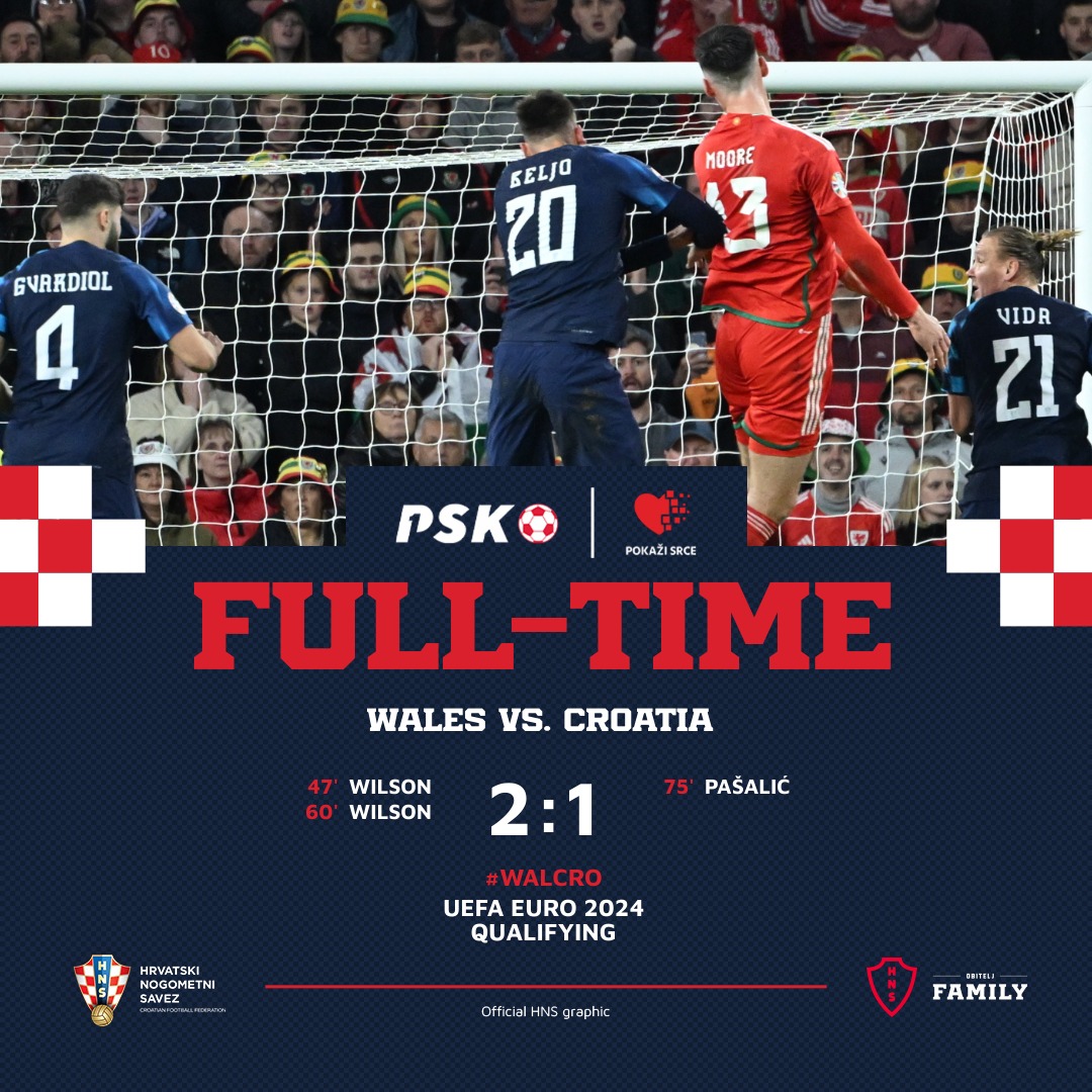 Debakl Hrvatske u Cardiffu! Vatreni upisali novi poraz i ugrozili nastup na Euru